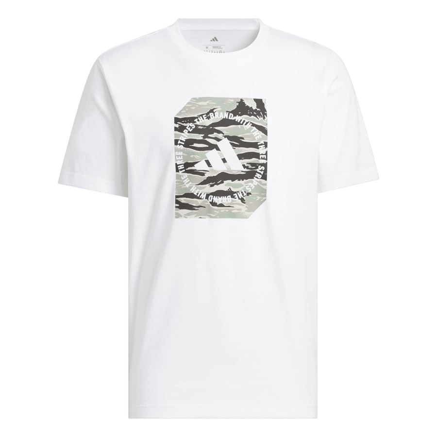 M camo box t-shirt a maniche corte da uomo Adidas | JM0387X